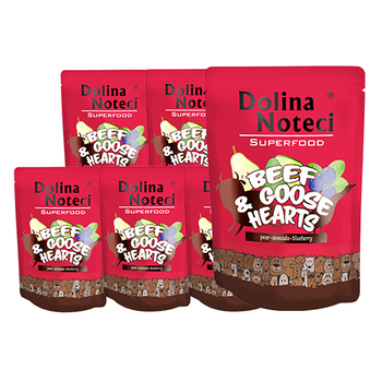 NO PORK Dolina Noteci Superfood Beef with Goose Hearts 10x300g