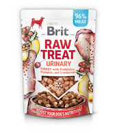 BRIT CARE Dog Raw Treat Urinary Turkey with Probiotics, Pumpkin and Cranberries 40g