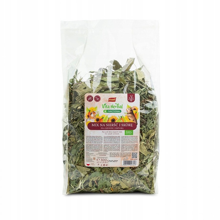 VITAPOL Vita Herbal Functional mix for the coat and skin of rodents and rabbits 300g