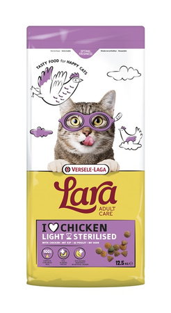Versele-Laga Lara Adult Light Sterilised 12.5kg – food for sterilised cats