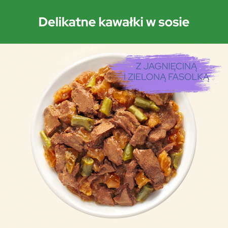 CAT CHOW Sterilised Cat Food with lamb and green beans in sauce 85g - 20 SASKETS + 6 FREE !!!
