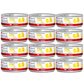 Disugual Wet Cat Food Veterinary RENAL Beef (adult) 12x85g