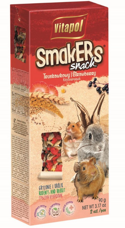 Vitapol Strawberry Treats for Rodents, 2 pcs