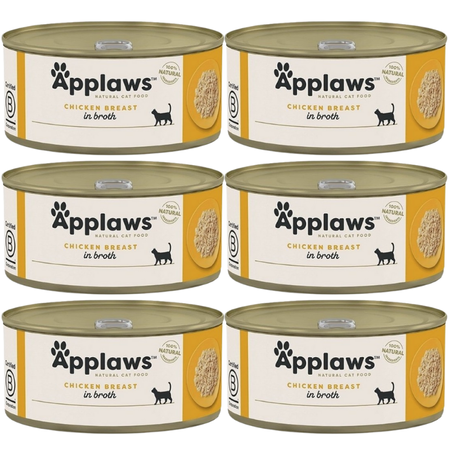 Applaws Cat Chicken Breast 6x70g Can