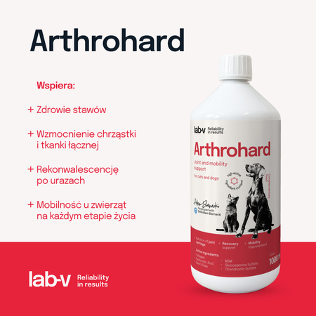 LAB-V Arthrohard 1000ml Joint support supplement for dogs and cats