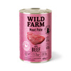 WILD FARM Pate with Beef 12x400g - gluten-free cat food