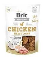 no pork Brit Jerky Snack Chicken Meaty Coins With Insect 80g