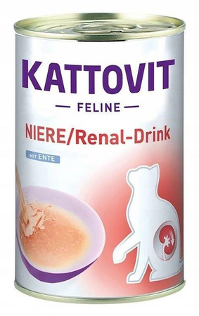 no pork Kattovit Drink Niere/Renal Duck 12x135ml