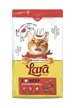 VERSELE-LAGA Lara Adult Beef 7kg – beef-flavoured food for adult cats