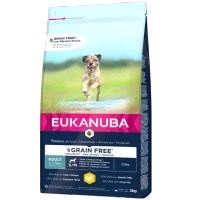 EUKANUBA Adult Chicken S/M Grain Free 3kg