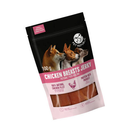 PetRepublic chicken breast treat for dogs 100g