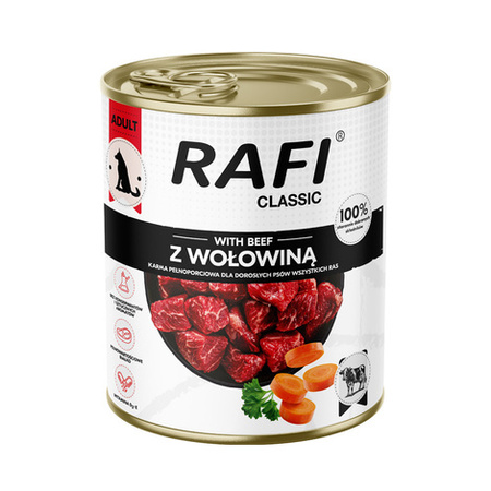 DOLINA NOTECI Rafi Classic wet dog food with beef 800g