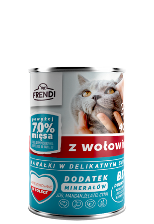no pork Frendi Pieces in delicate sauce with beef 400g