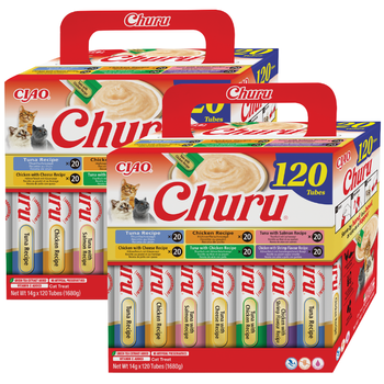 INABA Churu for cats - mix with tuna and chicken 2x(120x14g)