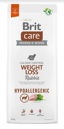 BRIT CARE Dog Hypoallergenic  Weight Loss Rabbit 2x12kg