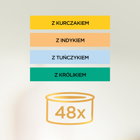 Purina Gourmet Gold Cat Food 48 x 85 g