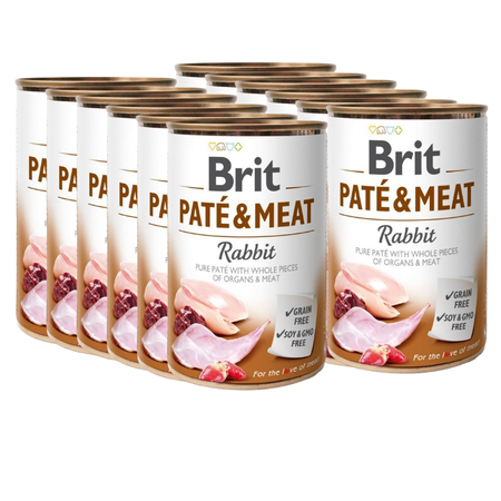 no pork Brit Pate & Meat with Rabbit 12x400g