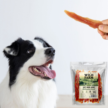 WILD FARM soft duck breast 500g dog treats