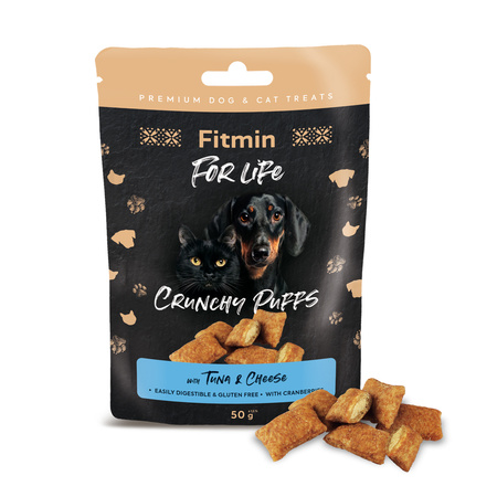 Fitmin For Life dog and cat biscuits with tuna and cheese 50g 