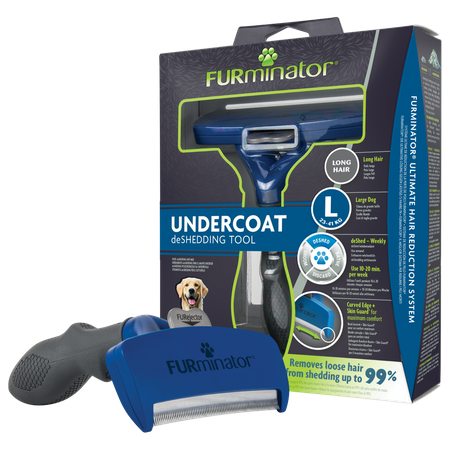 FURMINATOR Combing Tool for Long-Haired Large Dogs