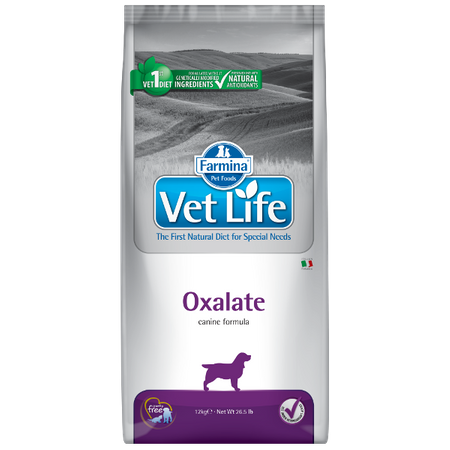 no pork Farmina Vet Life Canine Oxalate Urinary 12kg