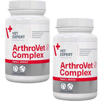 VETEXPERT Arthrovet HA Complex Small Breed & Cats 2x60 Kapsułek