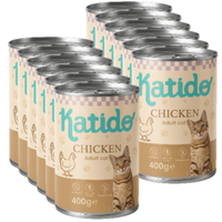 Katido Wet Cat Food with Chicken 12x400g