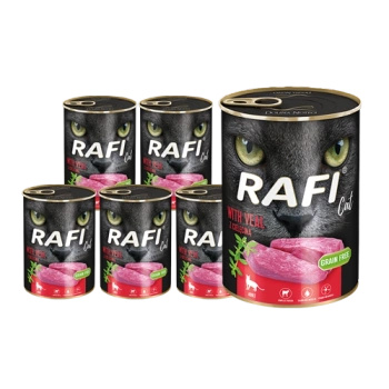 no pork Dolina Noteci Rafi Cat Adult with Veal 6x400g