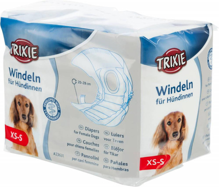 Trixie Diapers for Bitches XS-S 12pcs