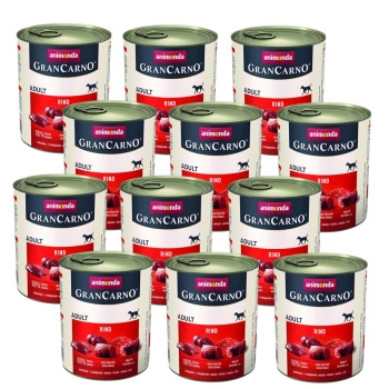 no pork Animonda GranCarno Adult Dog Beef 12x800g