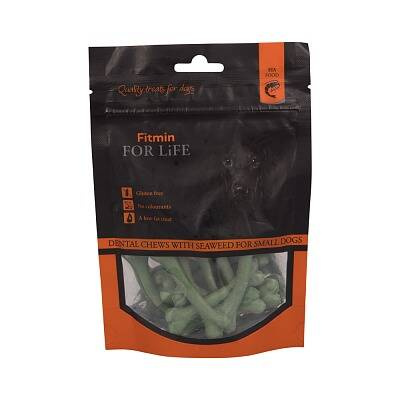 FITMIN Dental treat for dogs with seaweed in the shape of a cube 70g