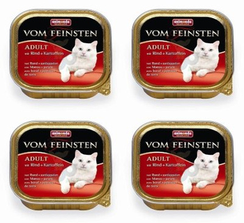 ANIMONDA Vom Feinsten Adult Cat flavour: with beef and potatoes 6x100g