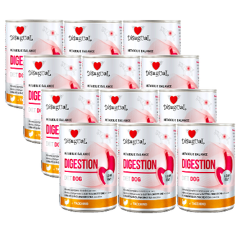 Disugual Wet dog food Veterinary DIGESTION Turkey (adult) 12x400g
