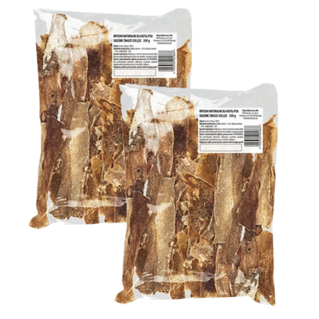 DOLINA NOTECI Natural delicacy chews for dogs and cats, calf tripe 2x300g