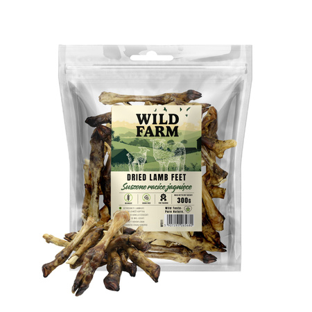 WILD FARM Dried lamb hooves 300g dog treat