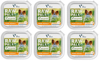 no pork Vetexpert Raw Paleo Pate Mini Adult Turkey 6x150g