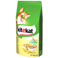 KITEKAT Dry Cat Food with Chicken and Vegetables 2x12kg