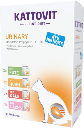 NO PORK Kattovit- Multipack Urinary - 12x85g