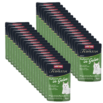 ANIMONDA Vom Feinsten Raffinesse chicken with venison in jelly 36x85g