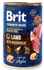 no pork Brit Premium By Nature Lamb With Buckwheat 6x400g