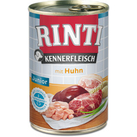 Rinti Kennerfleisch Junior Huhn wet dog food – chicken 400g