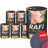 No pork Dolina Noteci Rafi with Quail 6x400g+FREE can lid!