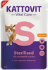 no pork Kattovit Vital Care Sterilised 85g