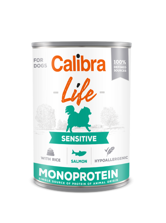 CALIBRA Dog Life Sensitive Salmon with Rice 400g