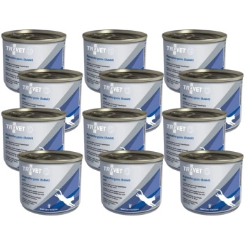 no pork TROVET RRD Hypoallergenic Rabbit for cats 12x200g