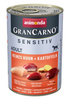 no pork Animonda GranCarno Sensitiv Adult Dog Chicken & Potatoes 12x400g