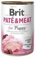 no pork Brit Paté & Meat For Puppy Chicken With Turkey 400g