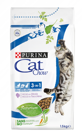 no pork Purina Cat Chow Special Care 3w1 1.5kg