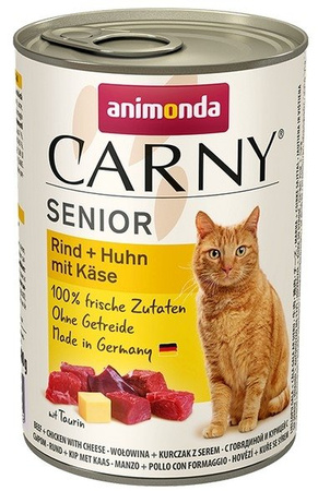 ANIMONDA Cat Carny Senior flavour: Beef, chicken, cheese 400g