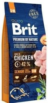 Brit Premium By Nature Senior S+M With Chicken 15kg